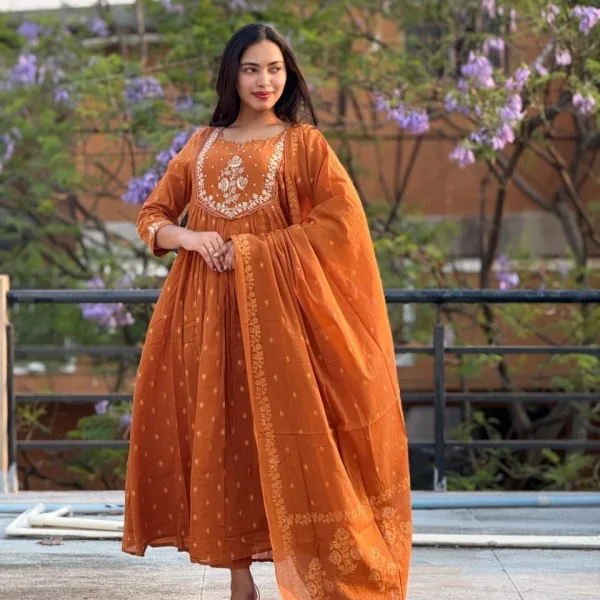 Pehnawa Party Wear Designer Anarkali Salwar Suit for Women