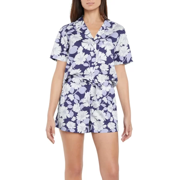 🌸 Pehnawa Women’s Floral Printed Night Suit Set | Shirt & Shorts Co-ord Sleepwear | Stylish Cotton Nightwear 🌸