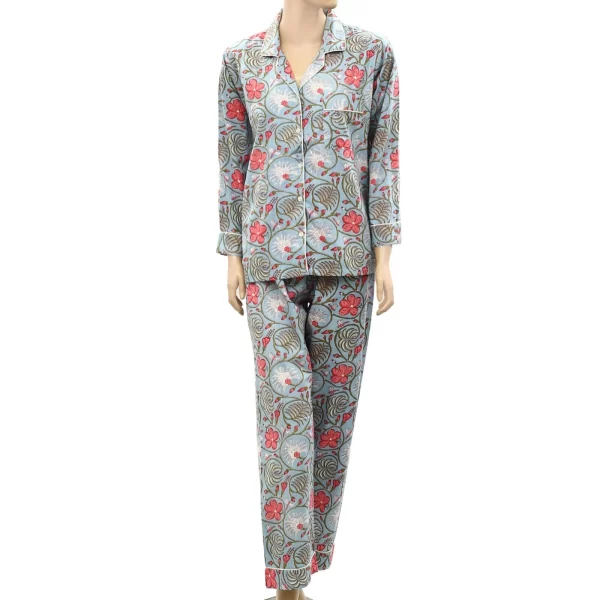 Pehnawa Women’s Floral Printed Night Suit | Comfortable Co-ord Set