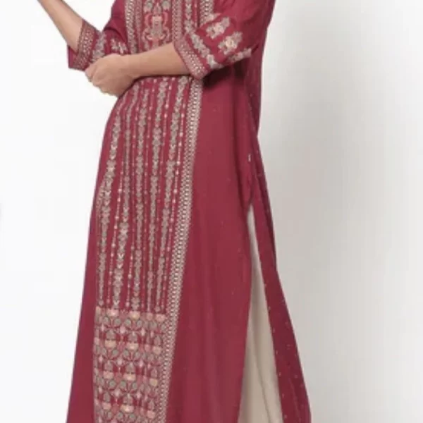 Pehnawa Women’s Embroidered Kurti & Pants Set | Ethnic & Stylish Co-ord for Women